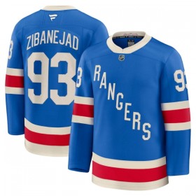 Miesten NHL New York Rangers Pelipaita 2025-26 Fanatics Centennial Premium Mika Zibanejad Sininen